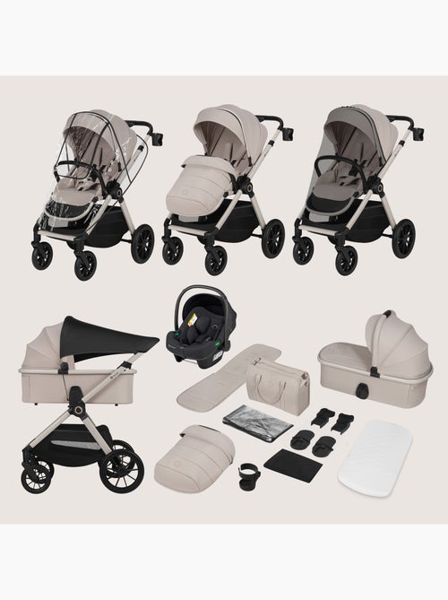 Passeggino 3in1 LIONELO Layla - Trio con Navicella, Ovetto e Accessori - Fino a 22 kg - Kiabi Passeggino 3in1 LIONELO Layla - Trio con Navicella, Ovetto e Accessori - Fino a 22 kg - Kiabi
