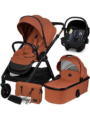 Passeggino 3in1 LIONELO Layla - Trio con Navicella, Ovetto e Accessori - Fino a 22 kg