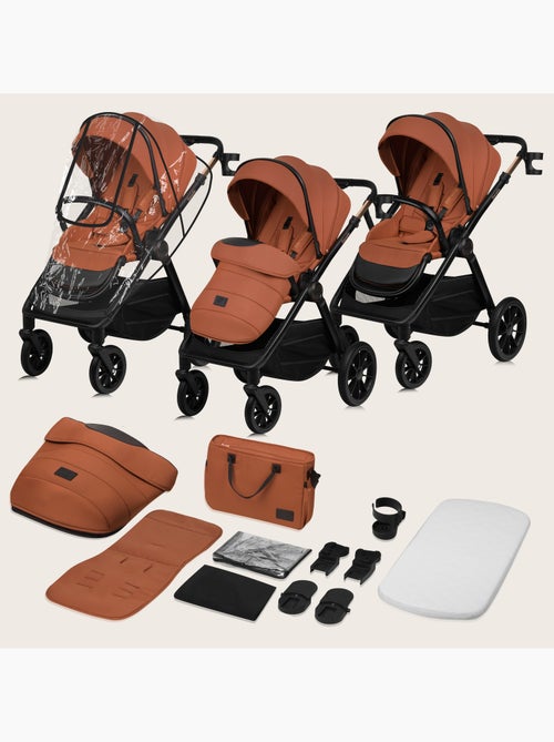 Passeggino 3in1 LIONELO Layla - Trio con Navicella, Ovetto e Accessori - Fino a 22 kg - Kiabi Passeggino 3in1 LIONELO Layla - Trio con Navicella, Ovetto e Accessori - Fino a 22 kg - Kiabi
