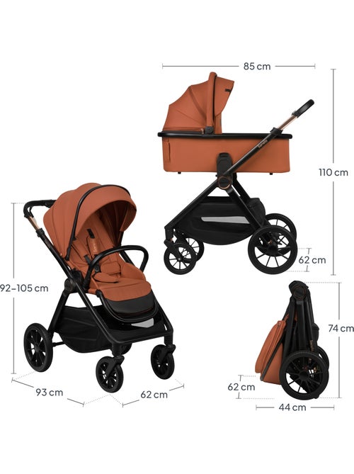 Passeggino 3in1 LIONELO Layla - Trio con Navicella, Ovetto e Accessori - Fino a 22 kg - Kiabi Passeggino 3in1 LIONELO Layla - Trio con Navicella, Ovetto e Accessori - Fino a 22 kg - Kiabi