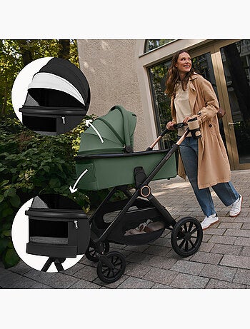 Passeggino 3in1 LIONELO Layla - Trio con Navicella, Ovetto e Accessori - Fino a 22 kg