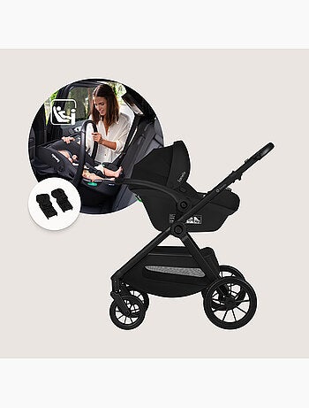 Passeggino 3in1 LIONELO Layla - Trio con Navicella, Ovetto e Accessori - Fino a 22 kg