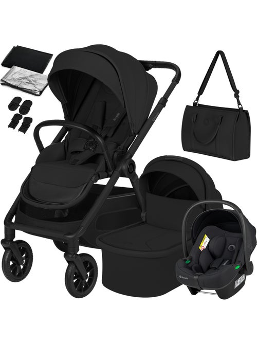 Passeggino 3in1 LIONELO Layla - Trio con Navicella, Ovetto e Accessori - Fino a 22 kg - Kiabi Passeggino 3in1 LIONELO Layla - Trio con Navicella, Ovetto e Accessori - Fino a 22 kg - Kiabi