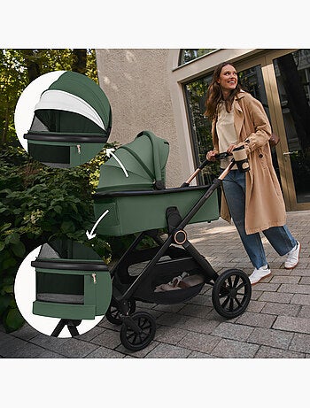 Passeggino 3in1 LIONELO Layla - Trio con Navicella, Ovetto e Accessori - Fino a 22 kg
