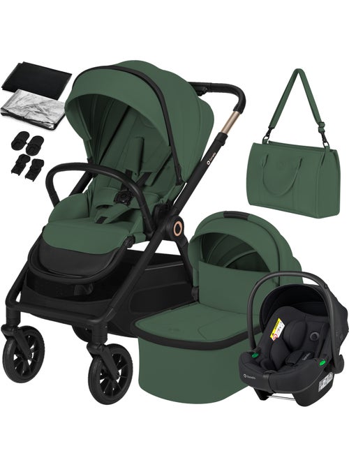 Passeggino 3in1 LIONELO Layla - Trio con Navicella, Ovetto e Accessori - Fino a 22 kg - Kiabi Passeggino 3in1 LIONELO Layla - Trio con Navicella, Ovetto e Accessori - Fino a 22 kg - Kiabi
