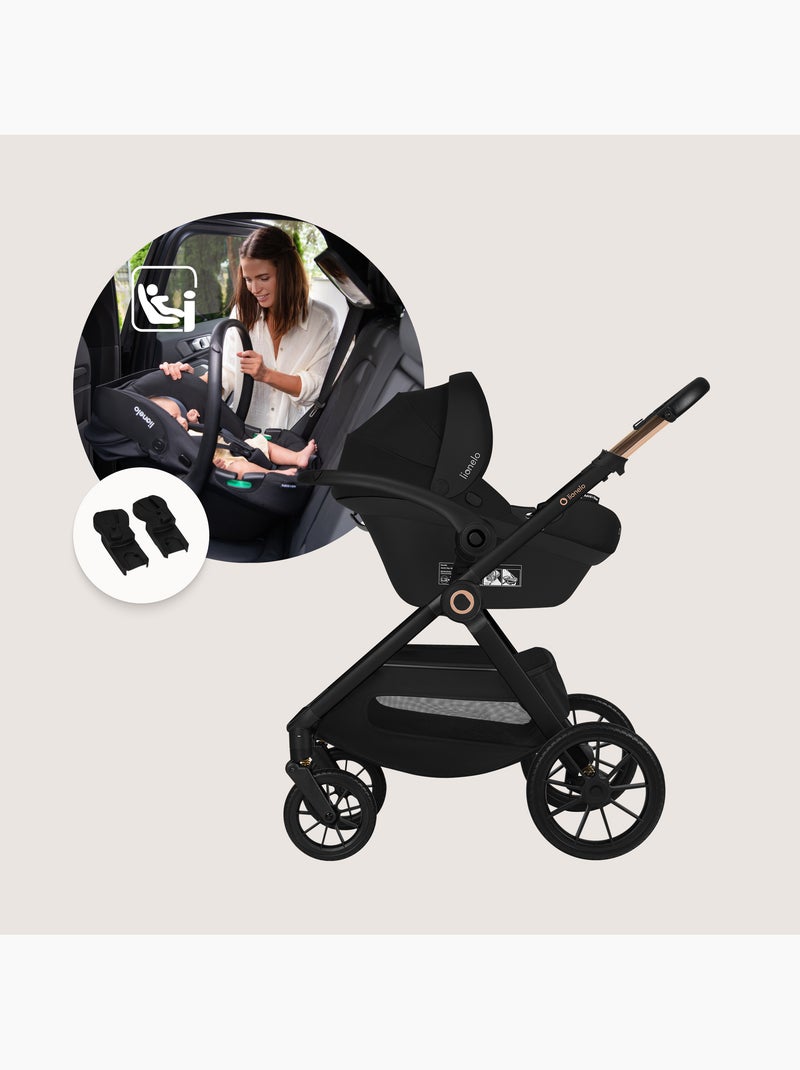 Passeggino 3in1 LIONELO Layla - Trio con Navicella, Ovetto e Accessori - Fino a 22 kg Verde - Kiabi