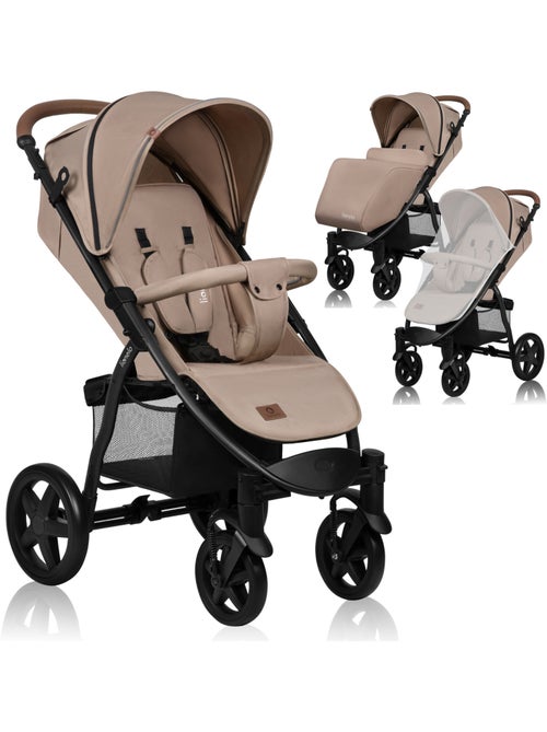 Passeggino All-Terrain LIONELO Annet Plus - Fino a 22 kg - Ruote grandi - Accessori - Kiabi