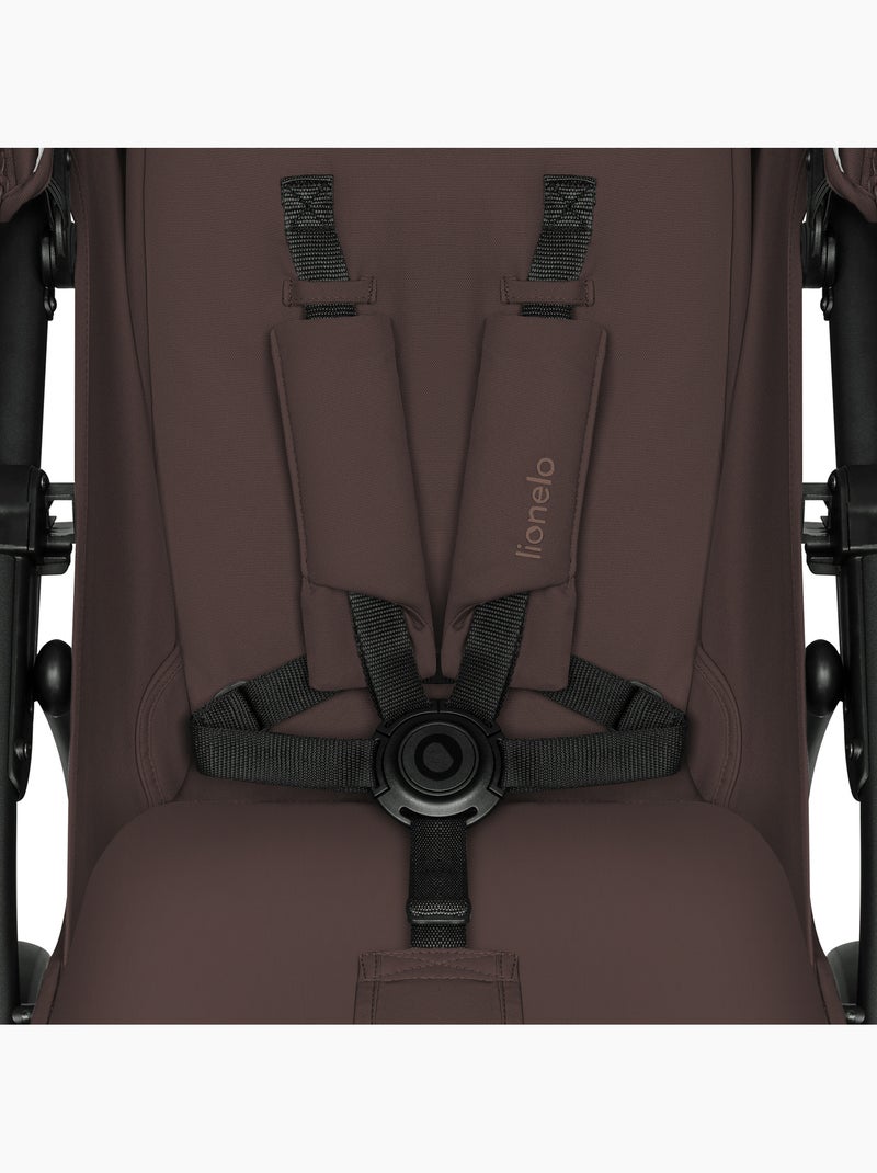 Passeggino All-Terrain LIONELO Annet Plus - Fino a 22 kg - Ruote grandi - Accessori Marrone cioccolato - Kiabi
