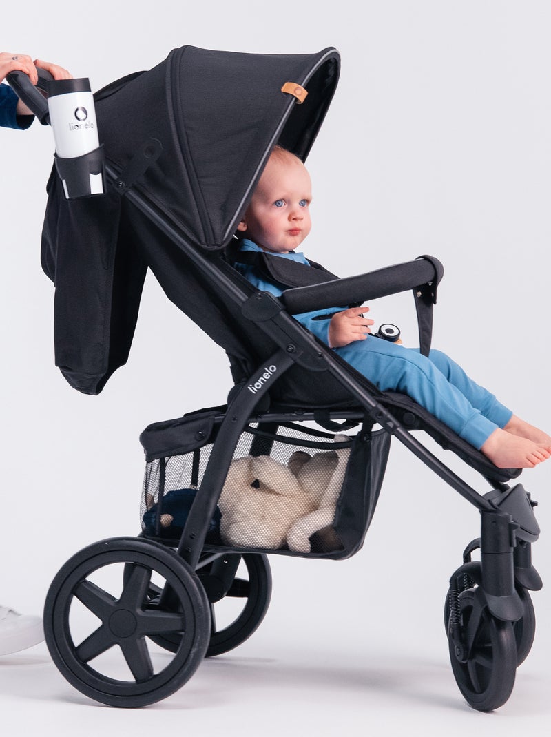 Passeggino All-Terrain LIONELO Annet Plus - Fino a 22 kg - Ruote grandi - Accessori Nero - Kiabi