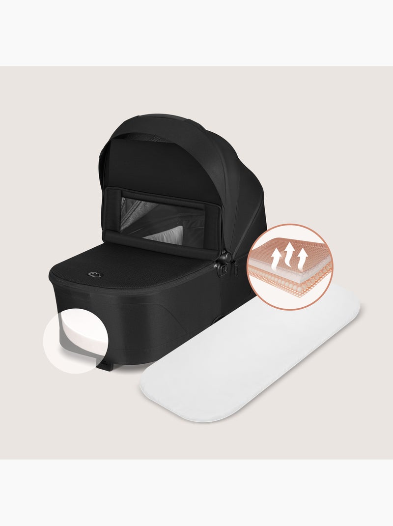 Passeggino combinato 2 in 1 LIONELO Freya - Navicella - Accessori Nero - Kiabi