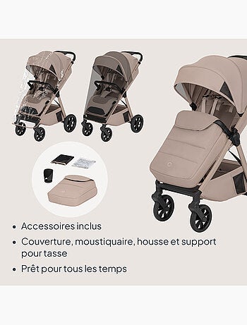 Passeggino compatto lionelo bett- leggero e pieghevole - fino a 22 kg