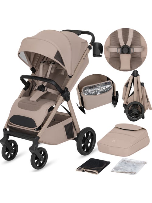 Passeggino compatto lionelo bett- leggero e pieghevole - fino a 22 kg - Kiabi Passeggino compatto lionelo bett- leggero e pieghevole - fino a 22 kg - Kiabi