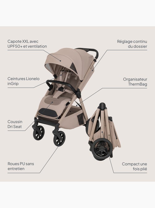 Passeggino compatto lionelo bett- leggero e pieghevole - fino a 22 kg - Kiabi Passeggino compatto lionelo bett- leggero e pieghevole - fino a 22 kg - Kiabi