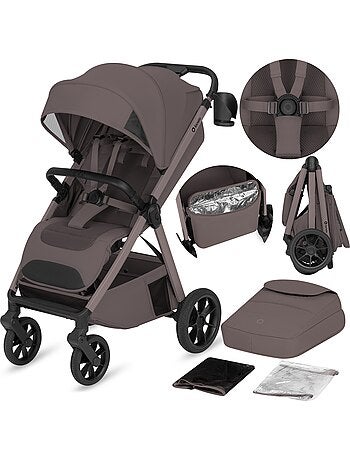 Passeggino compatto lionelo bett- leggero e pieghevole - fino a 22 kg