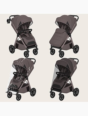 Passeggino compatto lionelo bett- leggero e pieghevole - fino a 22 kg