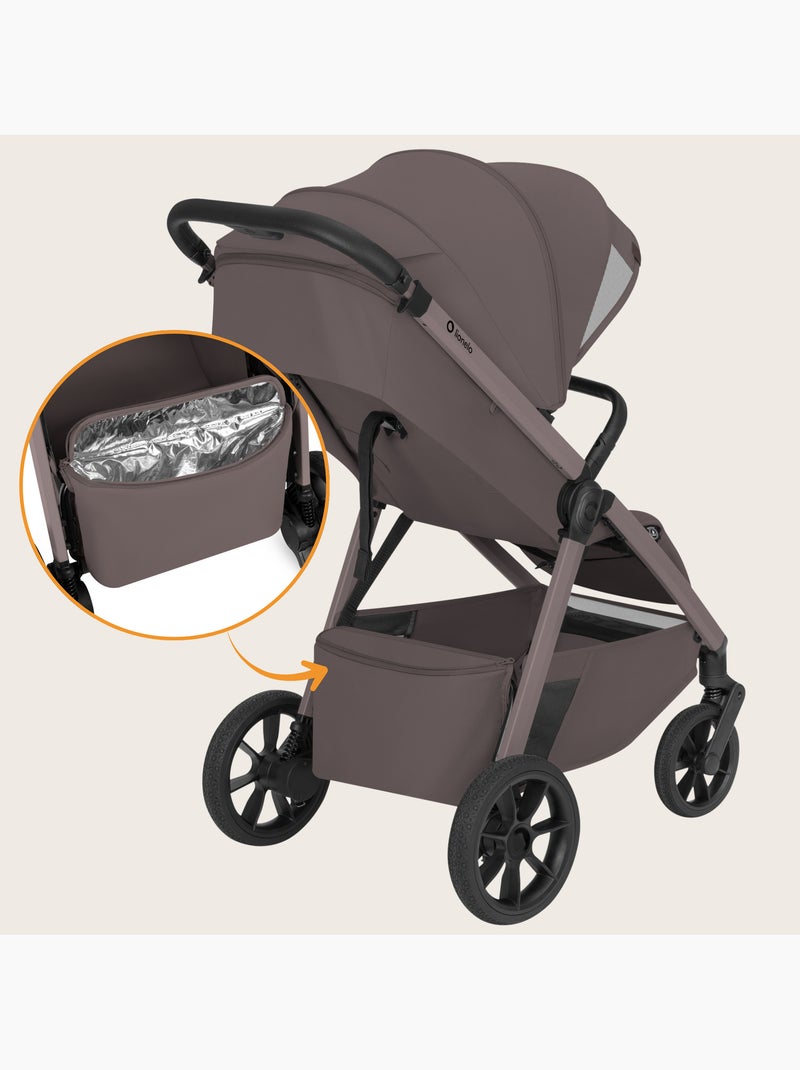 Passeggino compatto lionelo bett- leggero e pieghevole - fino a 22 kg Beige scuro - Kiabi