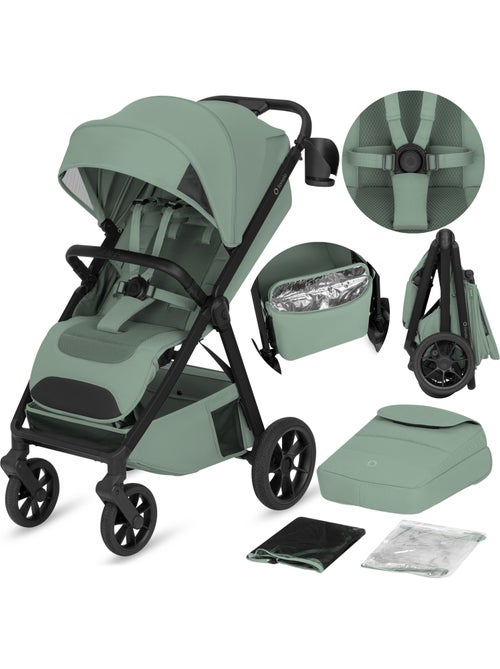 Passeggino compatto lionelo bett- leggero e pieghevole - fino a 22 kg - Kiabi Passeggino compatto lionelo bett- leggero e pieghevole - fino a 22 kg - Kiabi