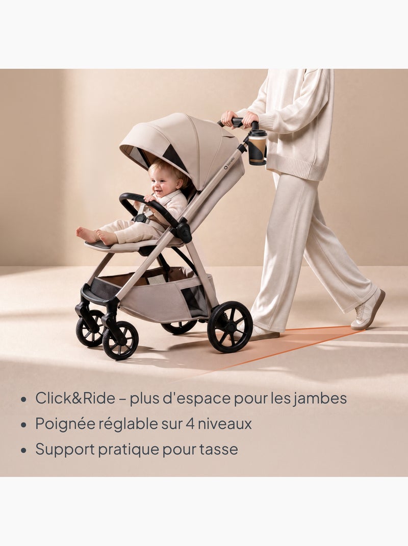 Passeggino compatto lionelo bett- leggero e pieghevole - fino a 22 kg Verde - Kiabi