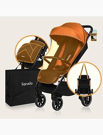 Passeggino compatto LIONELO Cloe - Leggero e pieghevole - Fino a 22 kg