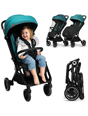 Passeggino compatto LIONELO Cloe - Leggero e pieghevole - Fino a 22 kg