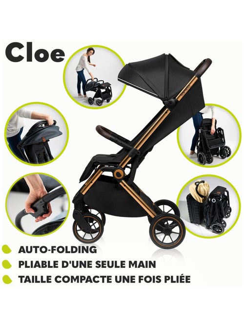 Passeggino compatto LIONELO Cloe - Leggero e pieghevole - Fino a 22 kg - Kiabi