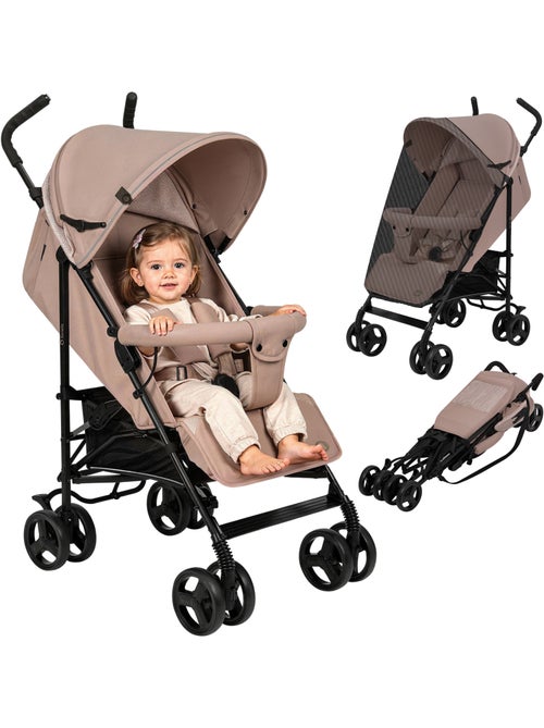 Passeggino compatto LIONELO Elia - Leggero - 6-36 mesi - Zanzariera inclusa - Kiabi
