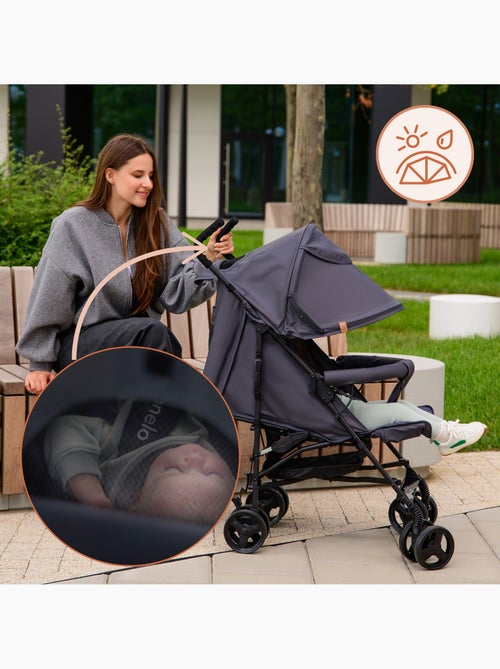 Passeggino compatto LIONELO Elia - Leggero - 6-36 mesi - Zanzariera inclusa - Kiabi