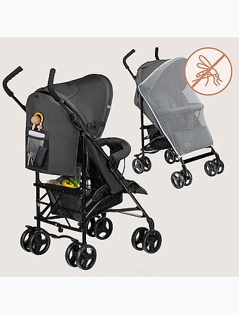 Passeggino compatto LIONELO Elia - Leggero - 6-36 mesi - Zanzariera inclusa