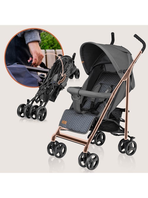 Passeggino compatto LIONELO Elia - Leggero - 6-36 mesi - Zanzariera inclusa - Kiabi