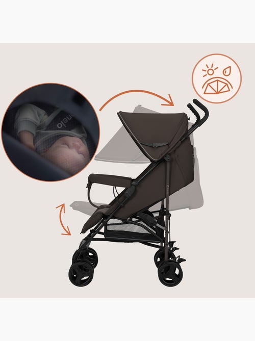 Passeggino compatto LIONELO Elia - Leggero - 6-36 mesi - Zanzariera inclusa - Kiabi