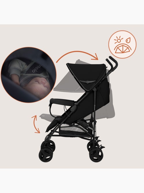 Passeggino compatto LIONELO Elia - Leggero - 6-36 mesi - Zanzariera inclusa - Kiabi