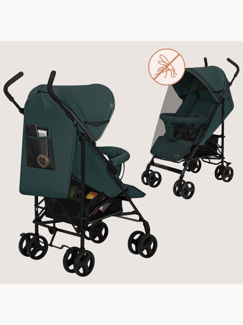 Passeggino compatto LIONELO Elia - Leggero - 6-36 mesi - Zanzariera inclusa - Kiabi