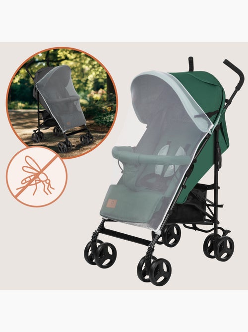 Passeggino compatto LIONELO Elia - Leggero - 6-36 mesi - Zanzariera inclusa - Kiabi