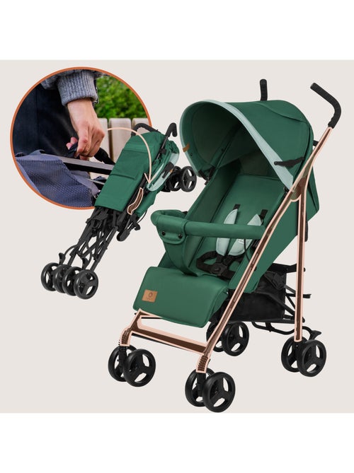 Passeggino compatto LIONELO Elia - Leggero - 6-36 mesi - Zanzariera inclusa - Kiabi