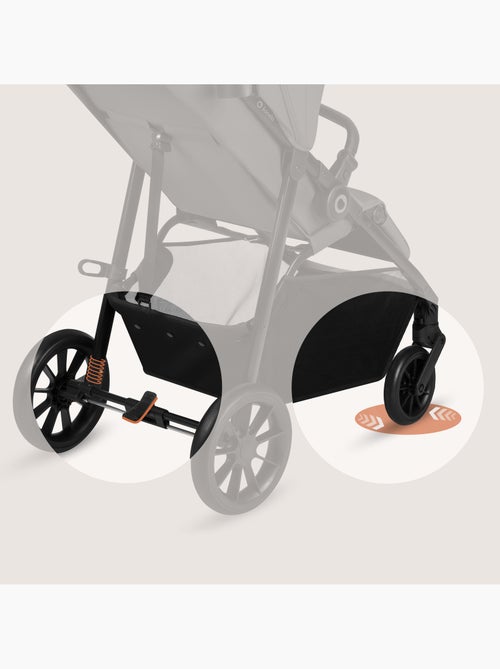 Passeggino compatto LIONELO Emerald - Leggero - Ammortizzatori - Chiusura con una sola mano - Kiabi