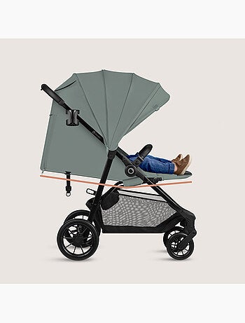 Passeggino compatto LIONELO Emerald - Leggero - Ammortizzatori - Chiusura con una sola mano