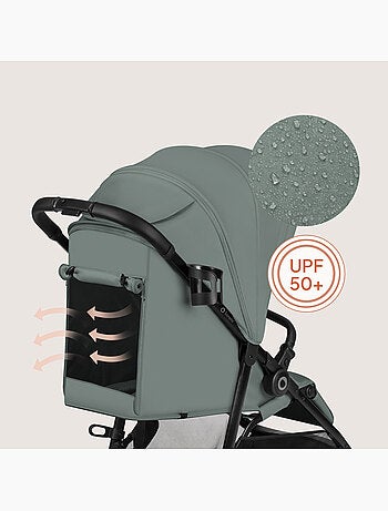 Passeggino compatto LIONELO Emerald - Leggero - Ammortizzatori - Chiusura con una sola mano