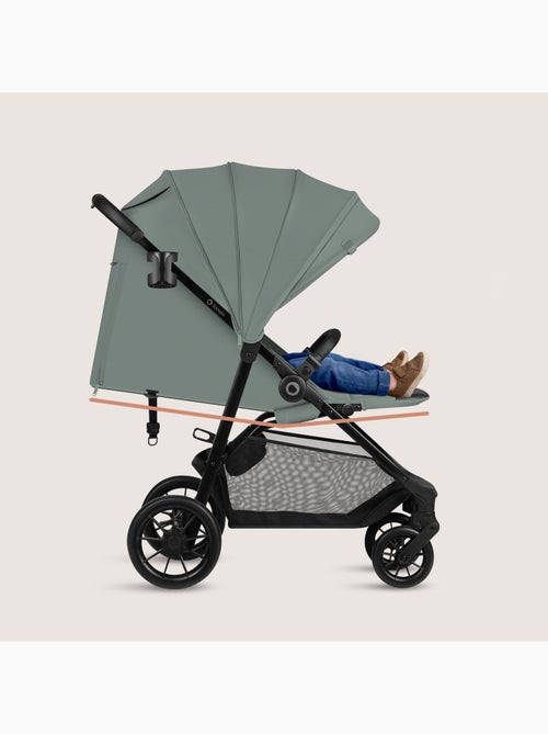 Passeggino compatto LIONELO Emerald - Leggero - Ammortizzatori - Chiusura con una sola mano - Kiabi