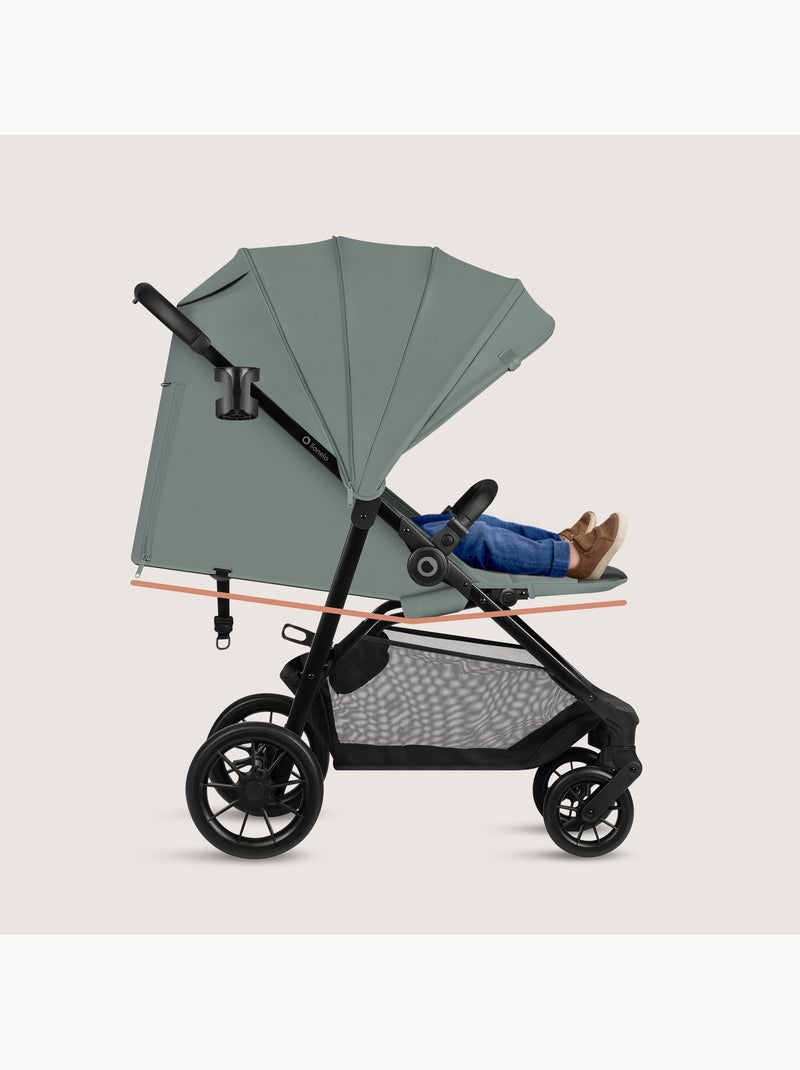 Passeggino compatto LIONELO Emerald - Leggero - Ammortizzatori - Chiusura con una sola mano Verde - Kiabi