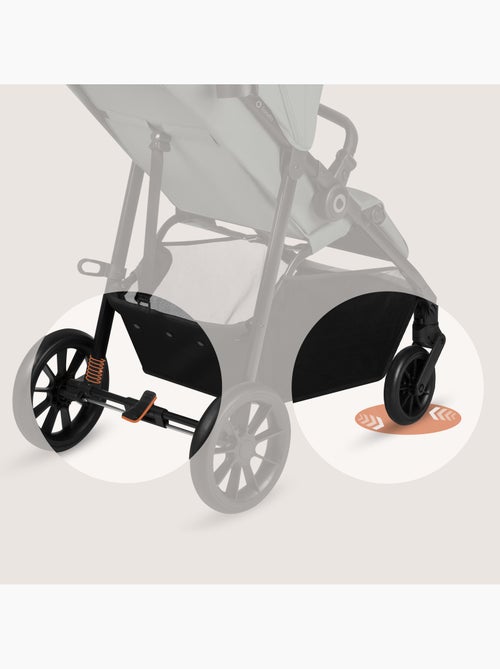 Passeggino compatto LIONELO Emerald - Leggero - Ammortizzatori - Chiusura con una sola mano - Kiabi