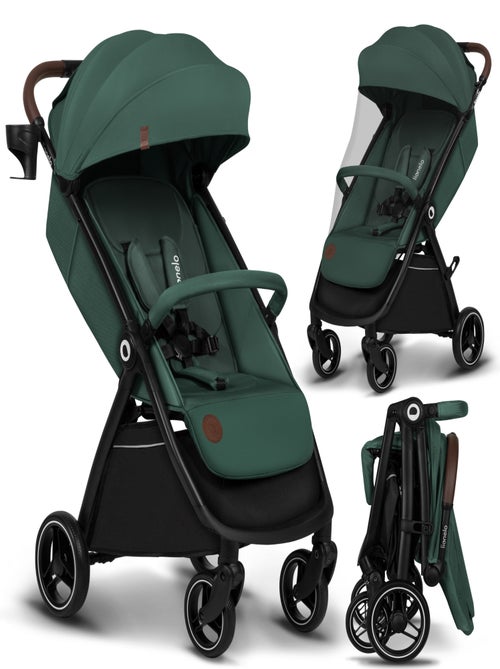 Passeggino compatto LIONELO Ingrid - Sospensione - Fino a 22 kg - Leggero e pieghevole - Kiabi