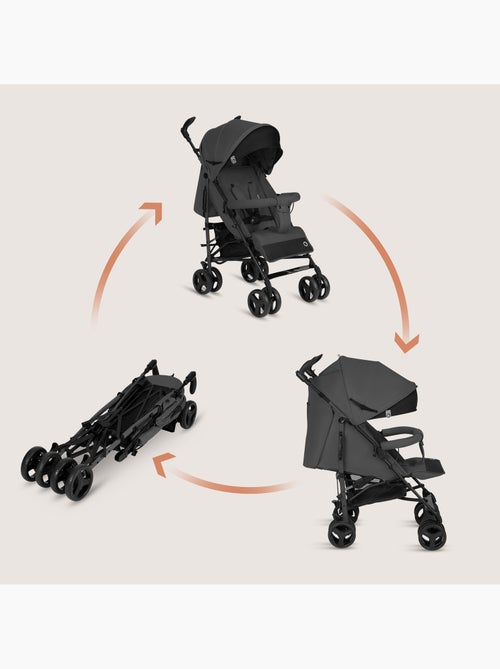 Passeggino compatto LIONELO Irma - 6-36 mesi - Zanzariera inclusa - Leggero - Ammortizzatori anterio - Kiabi