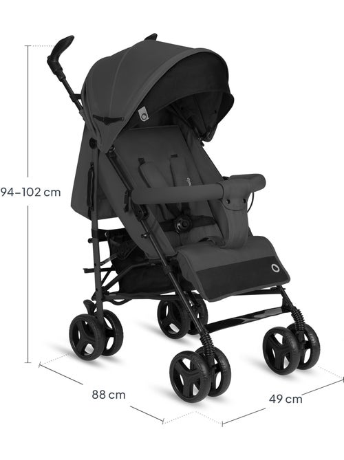 Passeggino compatto LIONELO Irma - 6-36 mesi - Zanzariera inclusa - Leggero - Ammortizzatori anterio - Kiabi