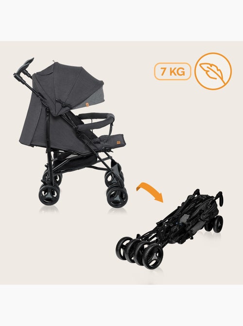 Passeggino compatto LIONELO Irma - 6-36 mesi - Zanzariera inclusa - Leggero - Ammortizzatori anterio - Kiabi