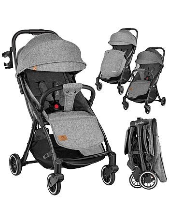 Passeggino compatto LIONELO Julie One - Fino a 22 kg - Leggero e pieghevole - Accessori