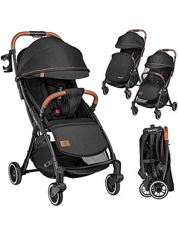 Passeggino compatto LIONELO Julie One - Fino a 22 kg - Leggero e pieghevole - Accessori