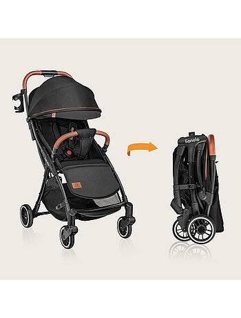 Passeggino compatto LIONELO Julie One - Fino a 22 kg - Leggero e pieghevole - Accessori