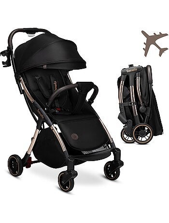 Passeggino compatto LIONELO Julie One - Fino a 22 kg - Leggero e pieghevole - Accessori