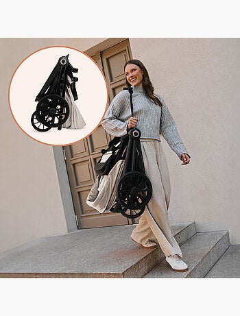 Passeggino compatto LIONELO Mika Plus - Fino a 22 kg - Leggero e pieghevole - Accessori