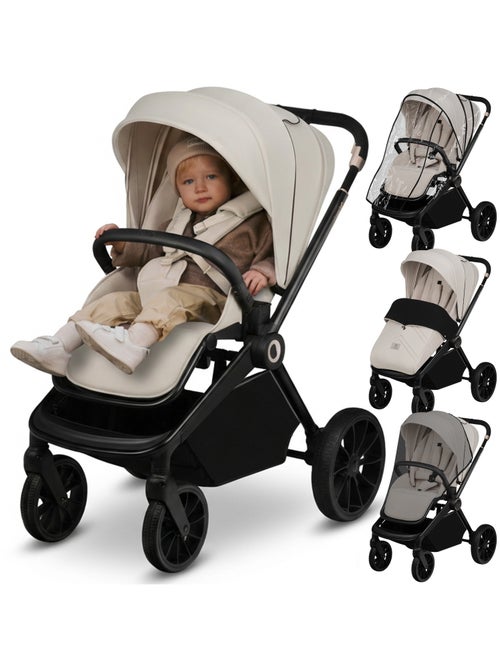 Passeggino compatto LIONELO Mika Plus - Fino a 22 kg - Leggero e pieghevole - Accessori - Kiabi